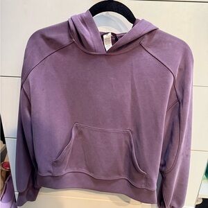 lululemon athletica purple Cropped Pullover Hoodie
